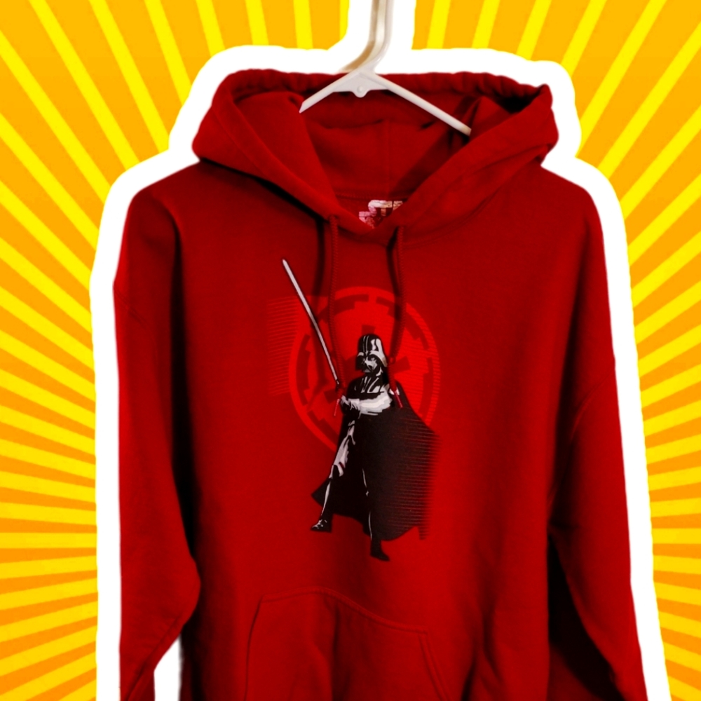 Darth vader sweater large,burgundy